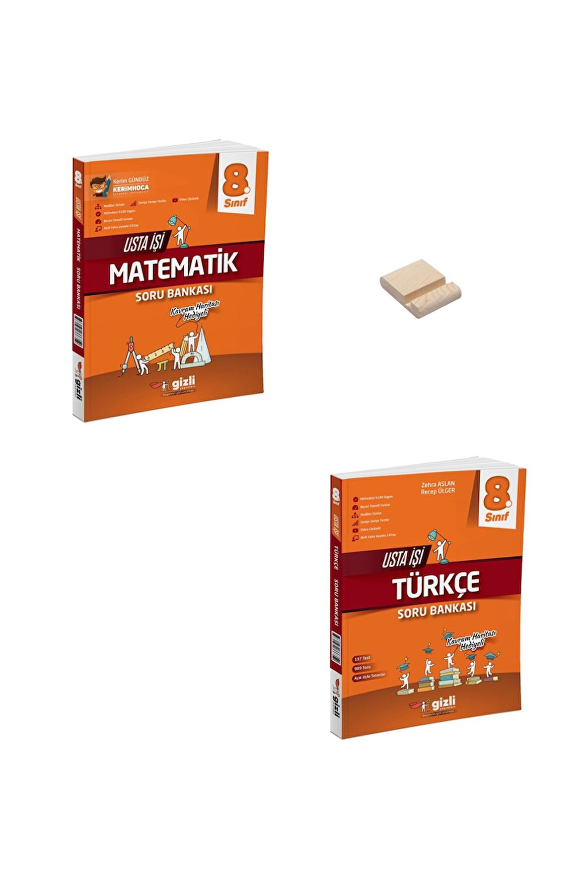 LGS 8. Sınıf Usta İşi Matematik ve Türkçe Soru Bankası