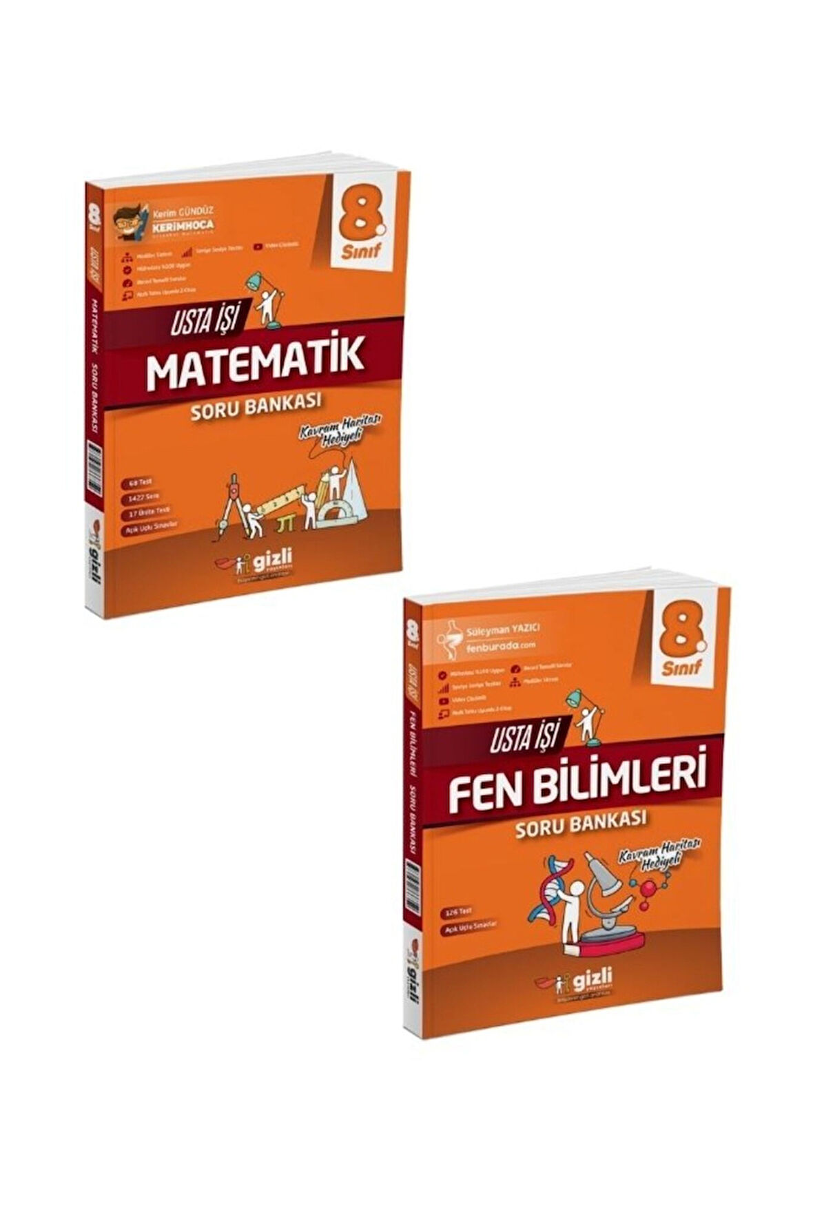 8.Sınıf  Matematik- Fen Bilimleri Usta İşi  Soru Bankası