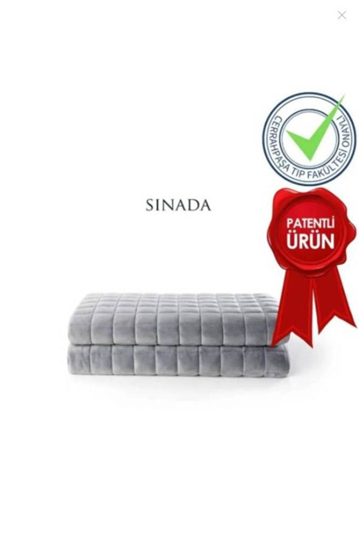 Home Ağırlıklı Battaniye/yorgan Tek Kişilik 155x215 Gri %100 Pamuk 8 Kg 4 Mevsim Kullanılır