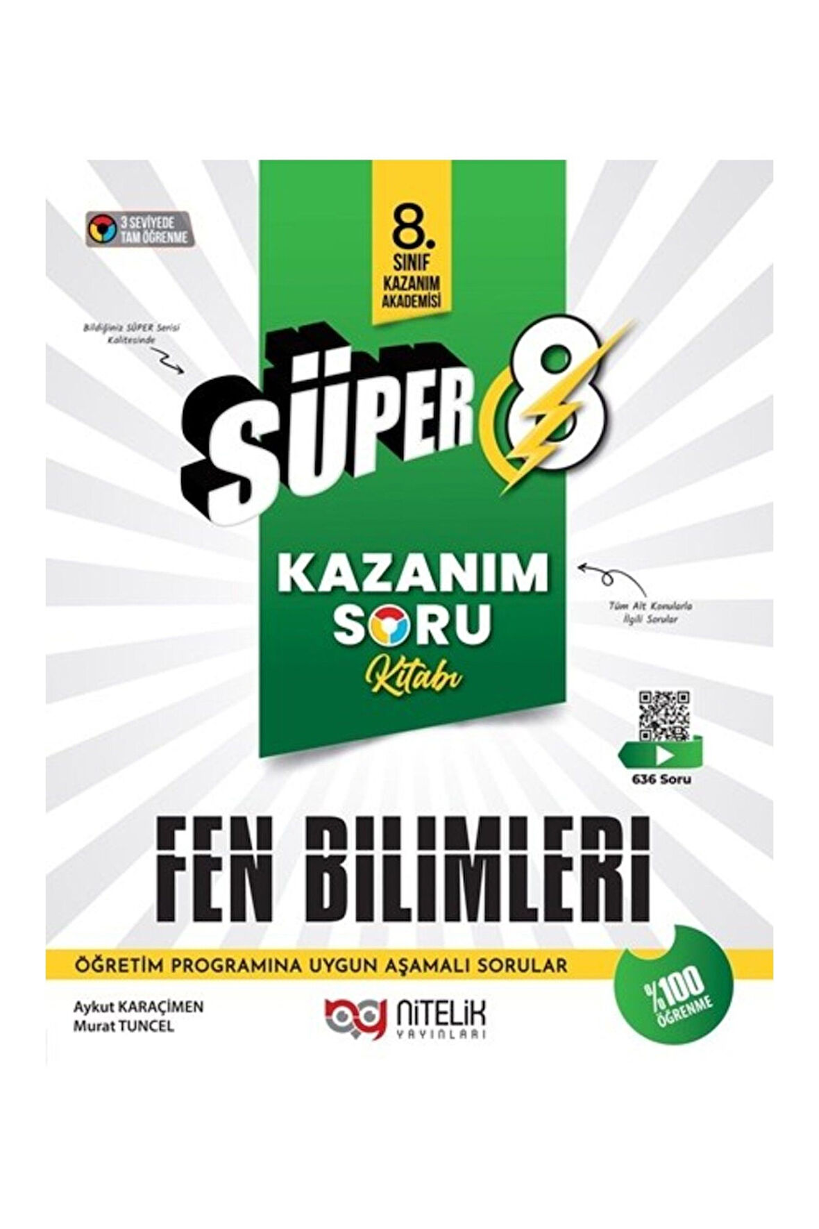 Nitelik 8.Sınıf LGS Kazanım Süper Fen Bilimleri Soru Kitabı