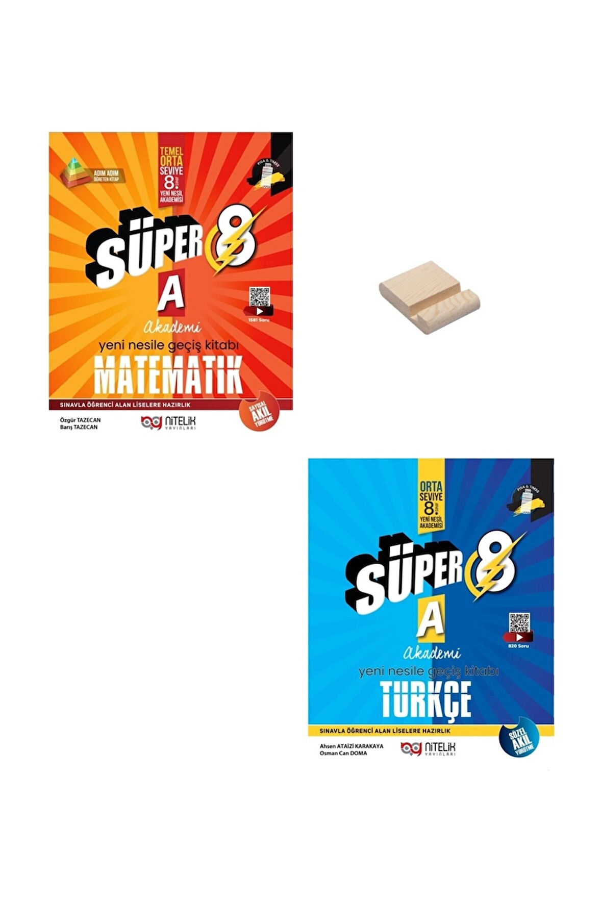 LGS 8. Sınıf Yeni Nesile Geçiş A Matematik ve Türkçe Soru Bankası