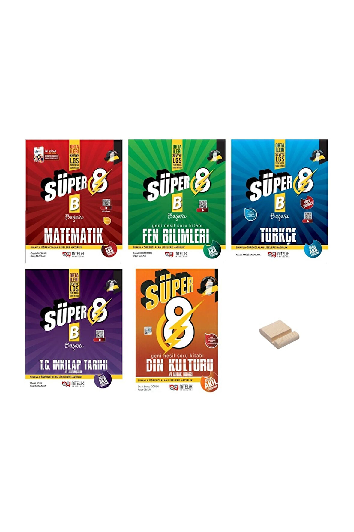 LGS 8. Sınıf Yeni Nesil B Matematik Fen Türkçe İnkılap ve Din 5li Soru Bankası