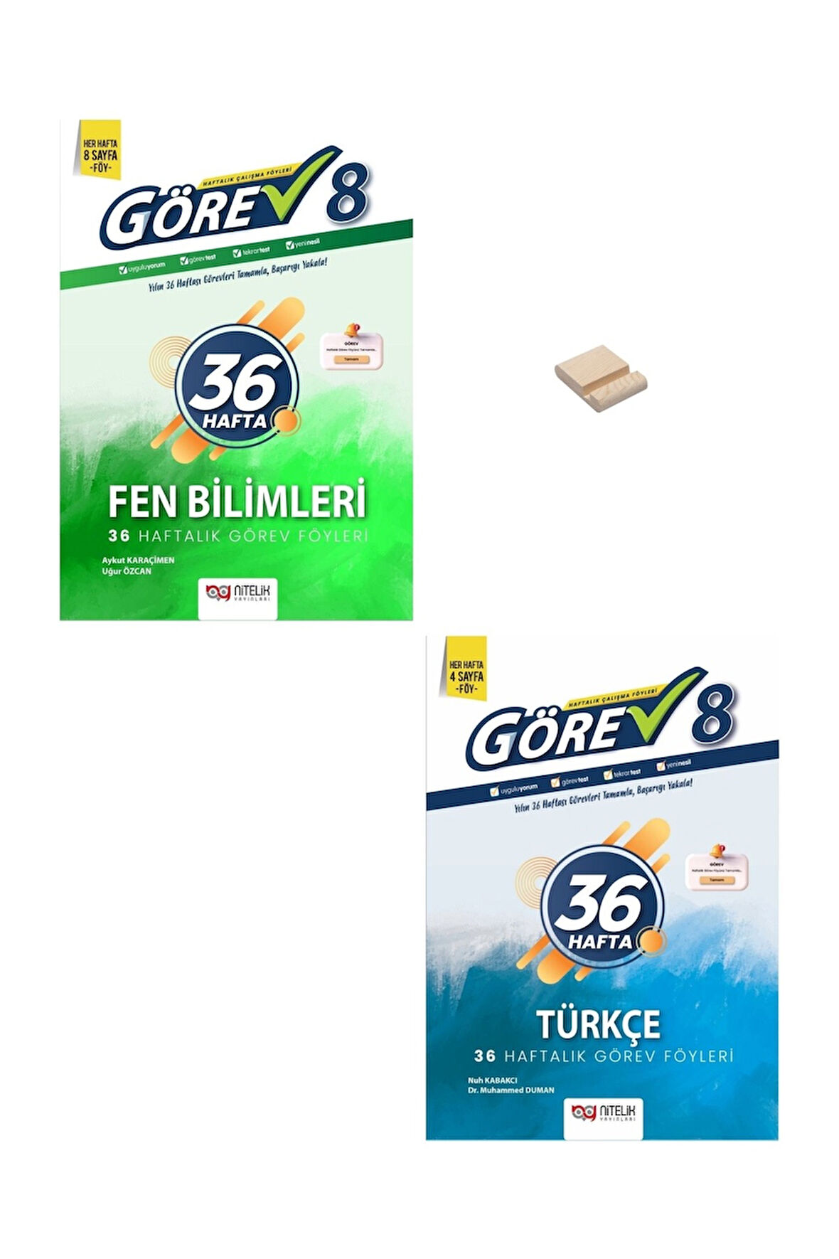 LGS 8. Sınıf Fen Bilimleri ve Türkçe 36 Haftalık Görev Föyleri