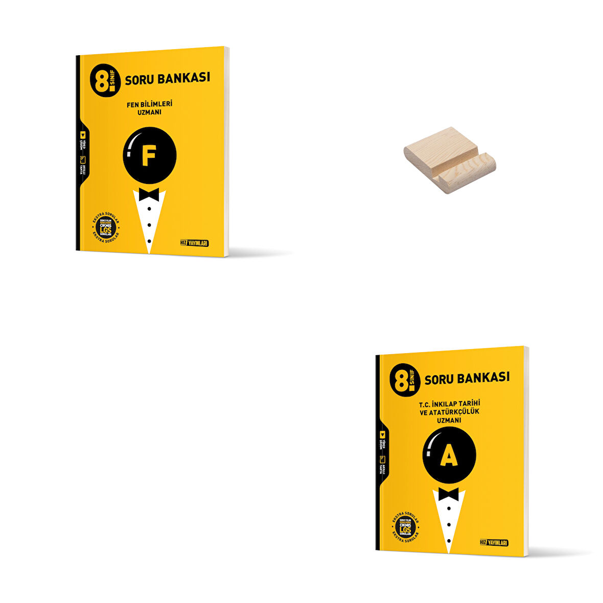 LGS 8. Sınıf Uzman Fen Bilimleri ve İnkılap Soru Bankası Yeni + Telefon Standı
