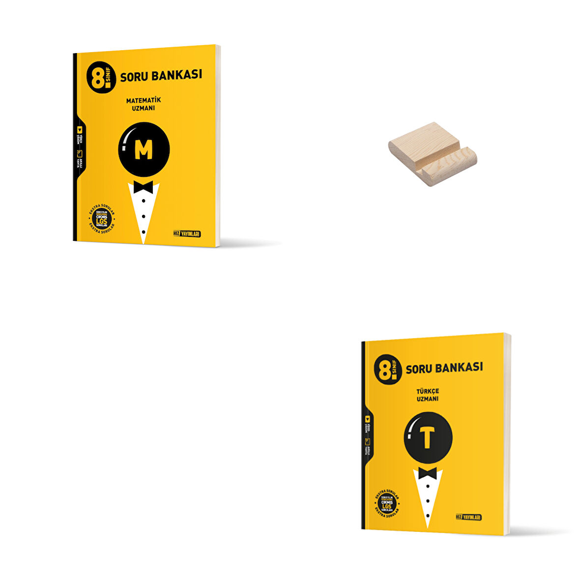 LGS 8. Sınıf Uzman Matematik ve Türkçe Soru Bankası Yeni + Telefon Standı