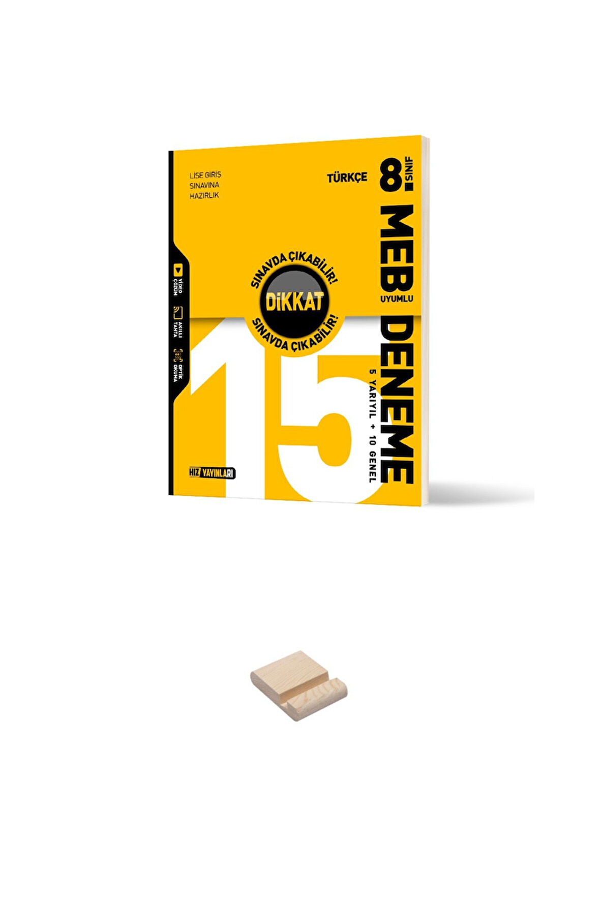 Hız LGS 8. Sınıf Türkçe MEB Uyumlu Deneme Sınavı + Telefon Standı