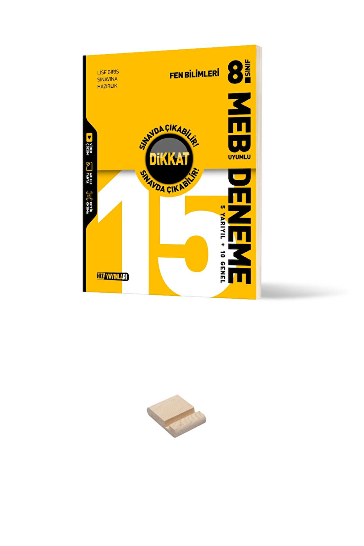 Hız LGS 8. Sınıf Fen Bilimleri MEB Uyumlu Deneme Sınavı + Telefon Standı