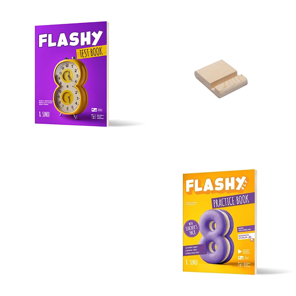 Hız LGS 8. Sınıf FLASHY Test Book ve Practice Book + Telefon Standı