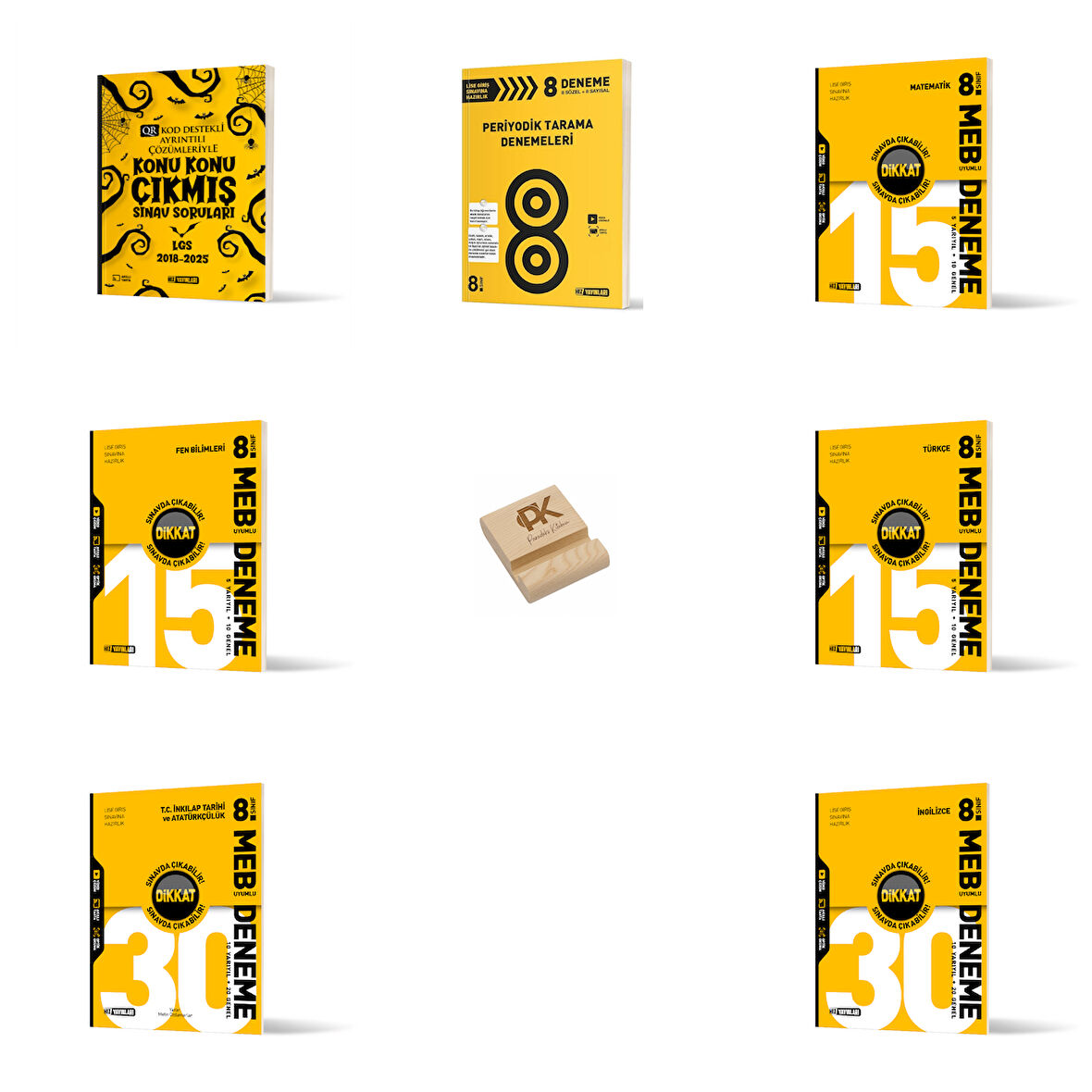 Hız LGS 8. Sınıf 2018-2025 Çözümlü Çıkmış Sorular Periyodik Deneme ve MEB Uyumlu Branş Denemeleri