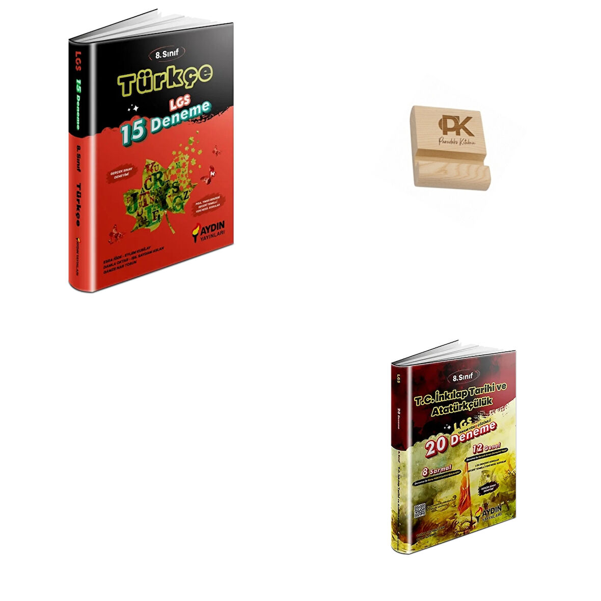 Aydın LGS 8. Sınıf Türkçe ve İnkılap Denemeleri + Telefon Standı