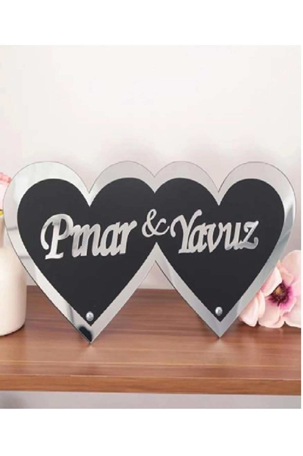  Pleksi Isimlik Masa Üstü Pleksi Isimlik Söz Nişan Düğün Masaüstü Isimlik