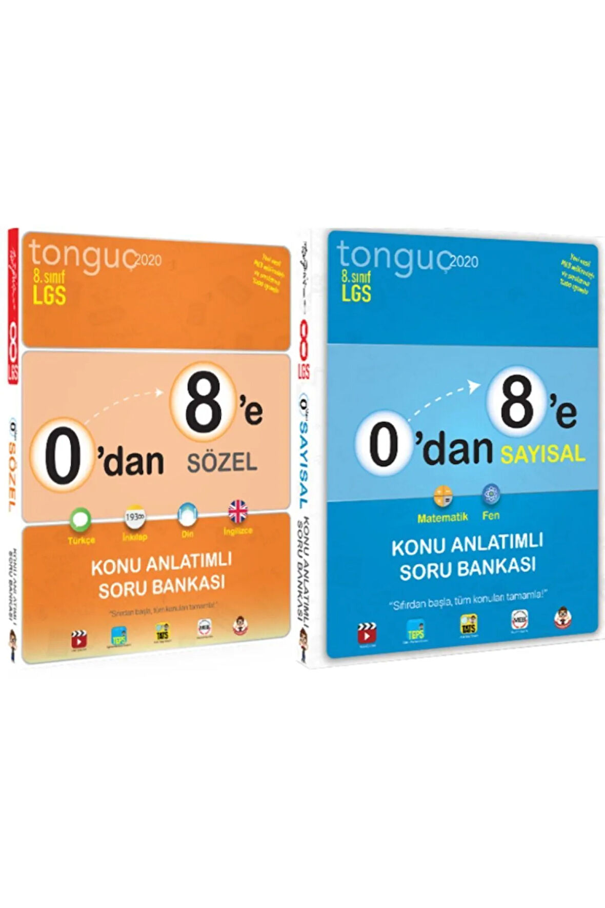 0 Dan 8 E Konu Anlatımlı Sayısal Ve Sözel Set