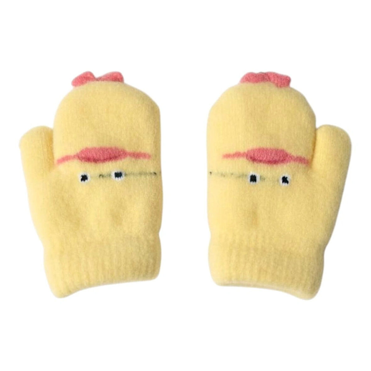 0-18 Ay Kız Çocuk Örme Eldiven