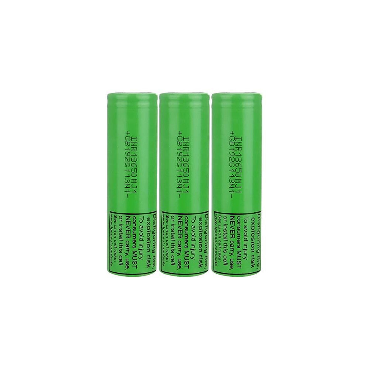 LG Chem INR18650MJ1 - 3.7V 3500mAh Li-ion Şarjlı Pil - 10A 3 Lü Paket