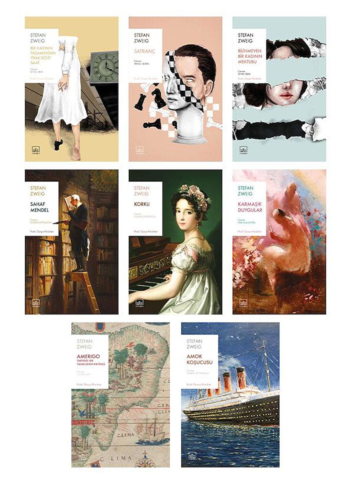 Stefan Zweig 8 Kitap Takım
