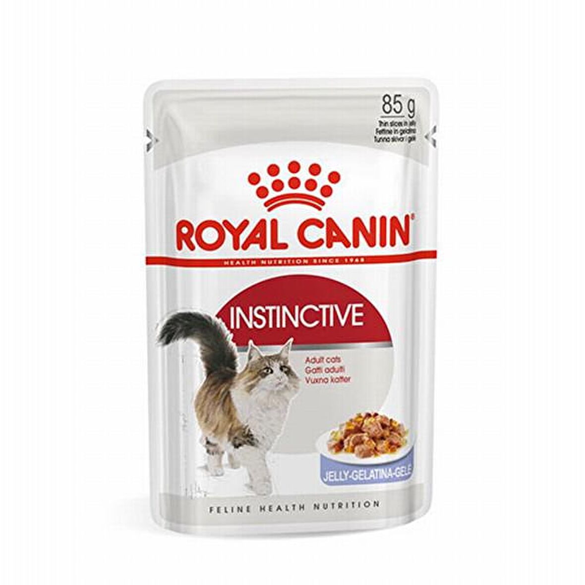 12 Adet Instinctive Jelly Yetişkin Kedi Maması 85 gr