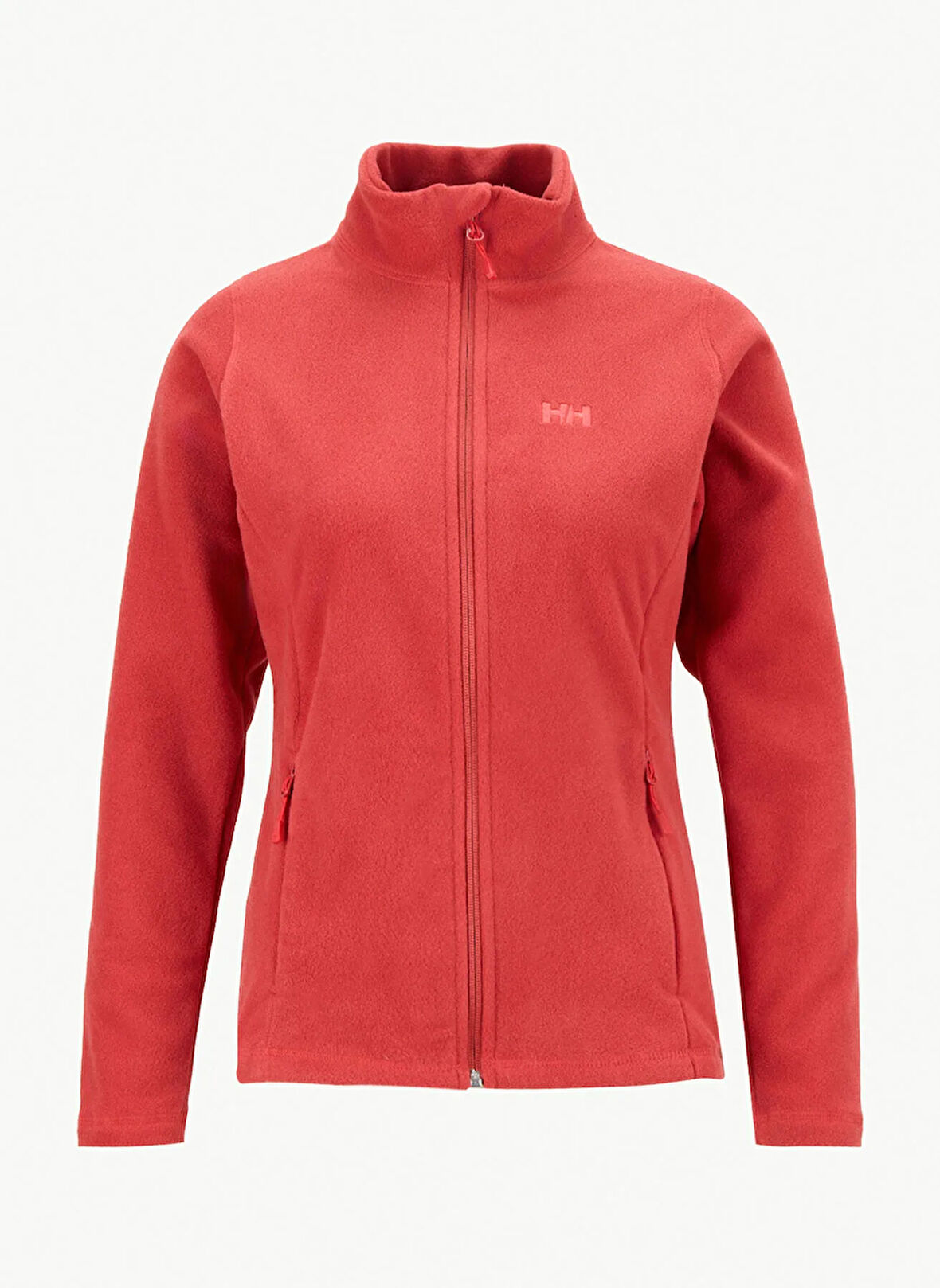 Helly Hansen HH..15011_HHA.101_W FULLZIP POLAR Kırmızı Dik Yaka Normal Düz Kadın Polar Sweatshırt