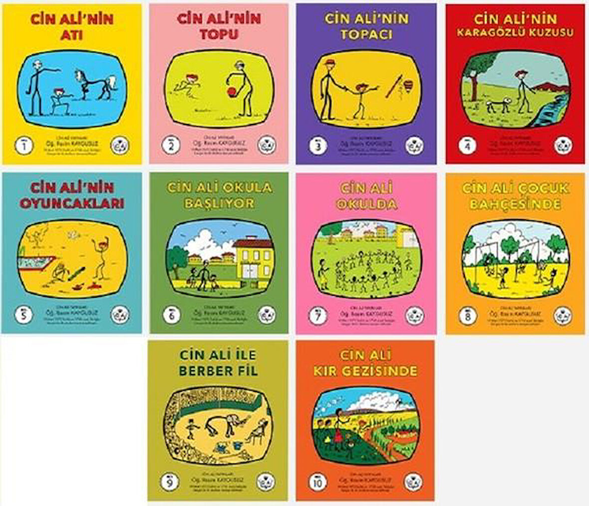 Cin Ali Kitap Seti (10 Kitap Takım)