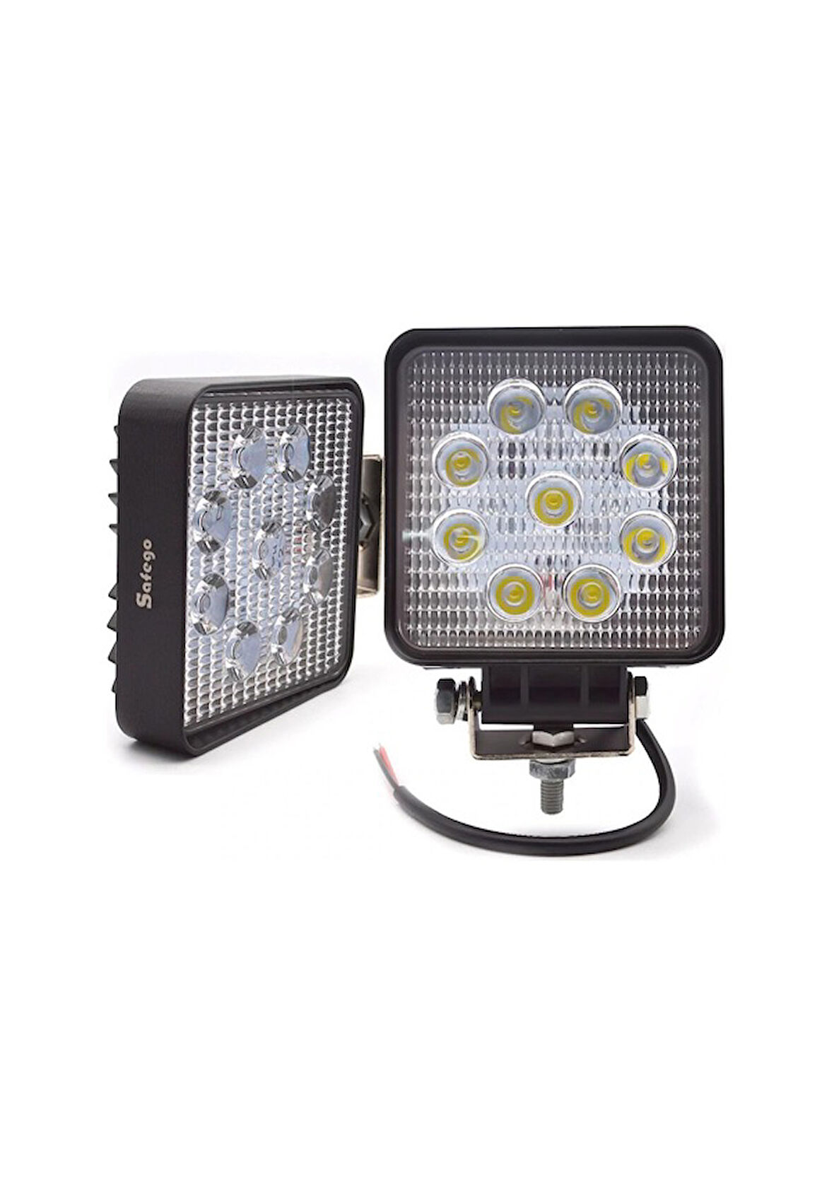 2 Adet Off Road Sis Farı Çalışma Lambası 9 Ledli 12v / 24 V