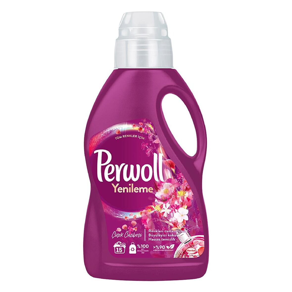 Perwoll Renk Koruma & Çiçek Kokulu Renkliler için Sıvı Deterjan 15 Yıkama 900 ml