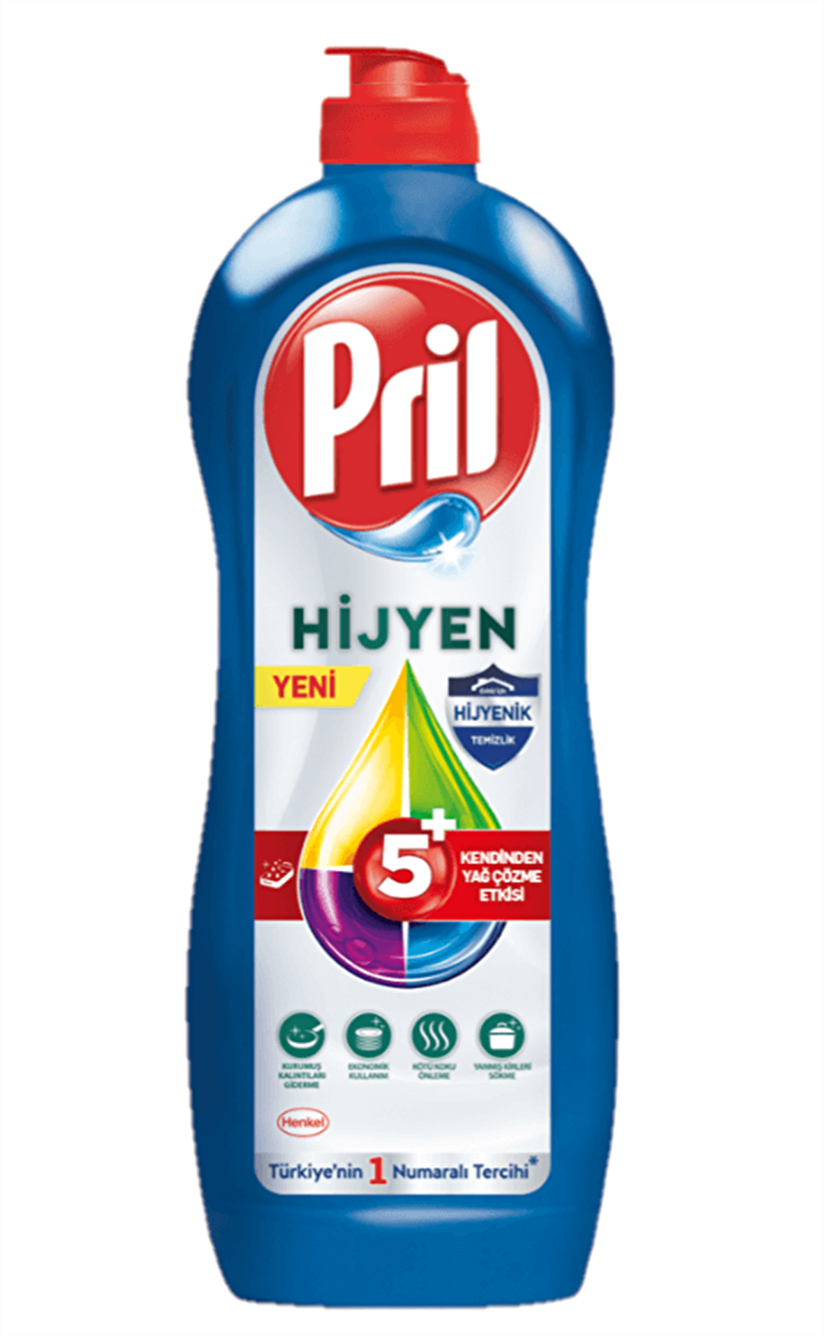 Pril Hijyen 5+ Sıvı Elde Yıkama Deterjanı 653 ml 