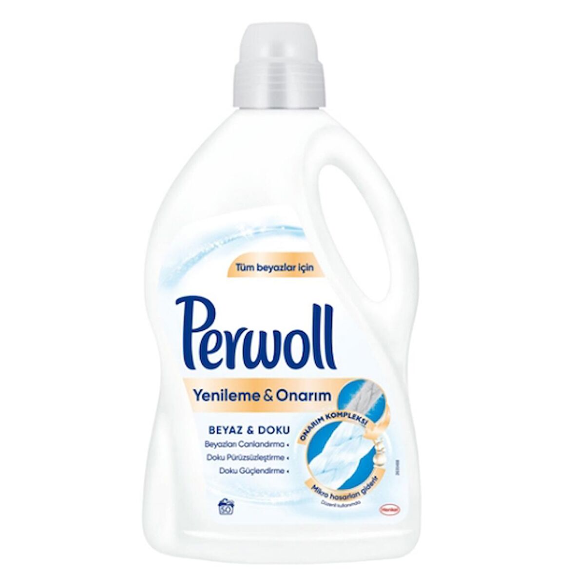 Perwoll Sıvı Çamaşır Deterjanı 2,97 Lt. Yenileme & Onarım Beyaz 50W (6'lı)