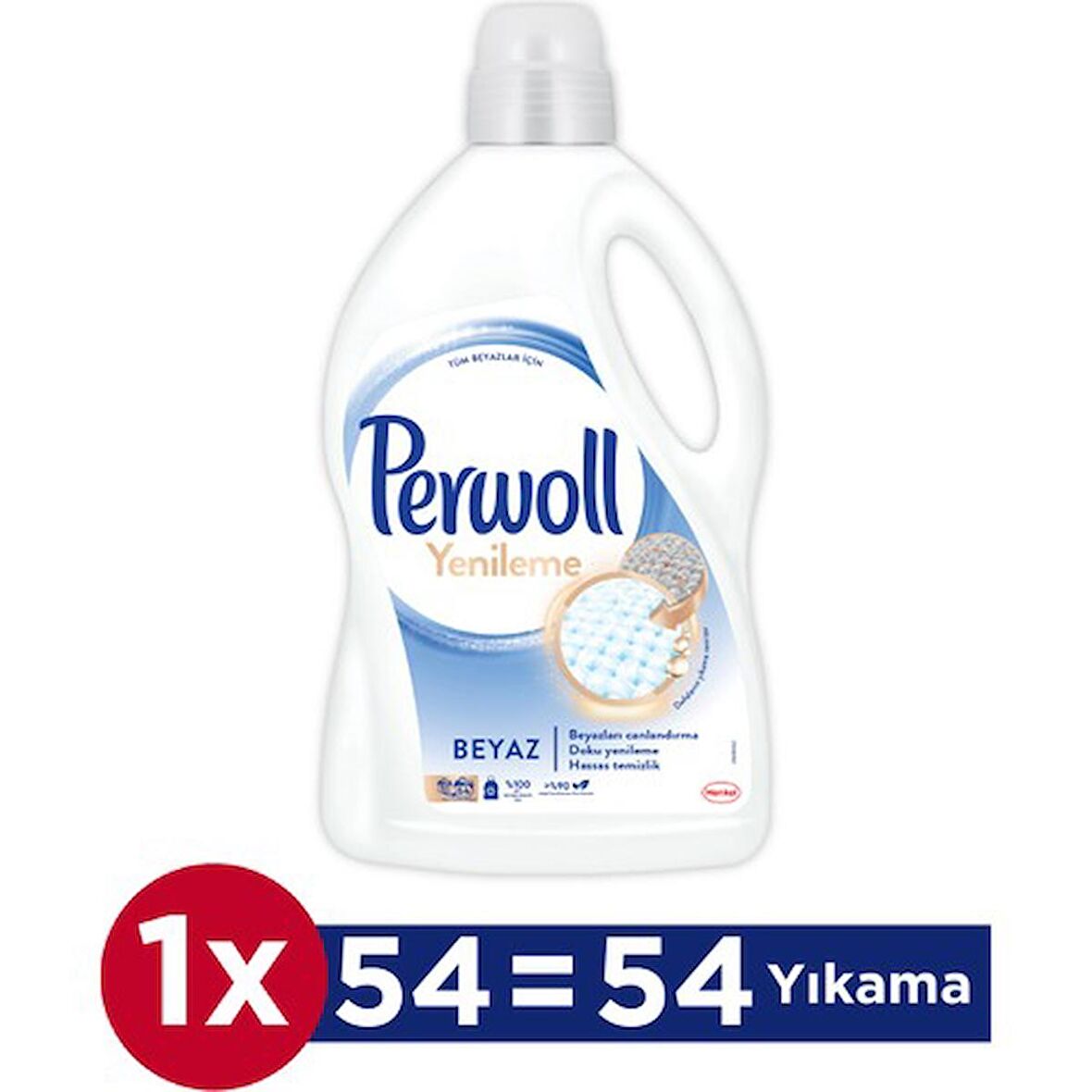 Perwoll Renk Koruma Beyazlar için Sıvı Deterjan 54 Yıkama 2.95 lt