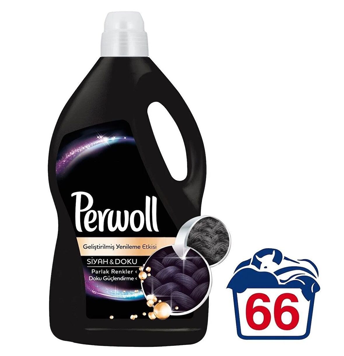 Perwoll Sıvı Çamaşır Deterjanı Siyahlar 4 Litre (66 Yıkama) 