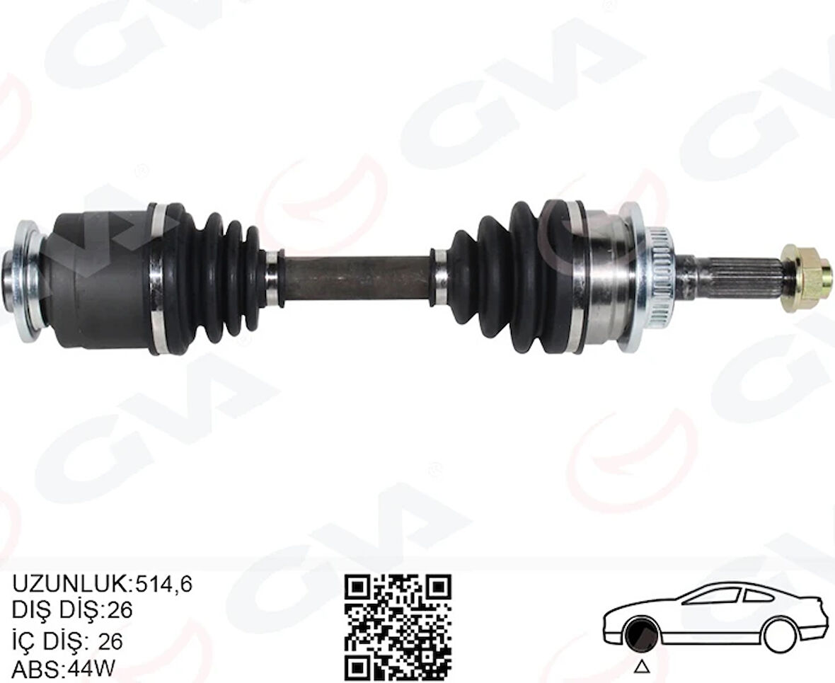 ON AKS KOMPLE SOL FORD RANGER 2.5TD 2002-2007 MAZDA BT50 20020 6 ABS LI 2M353B437AA 1339667