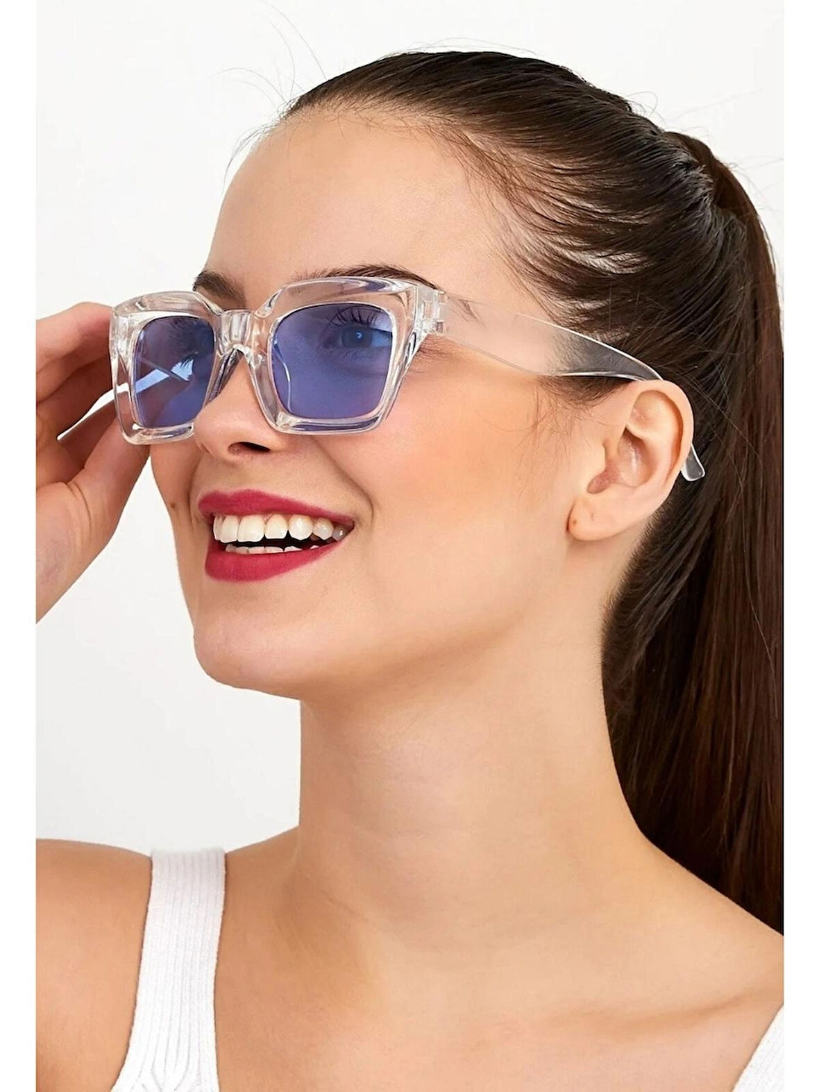 Luna Jewelry Prizma Işıltısı Kadın Güneş Gözlüğü