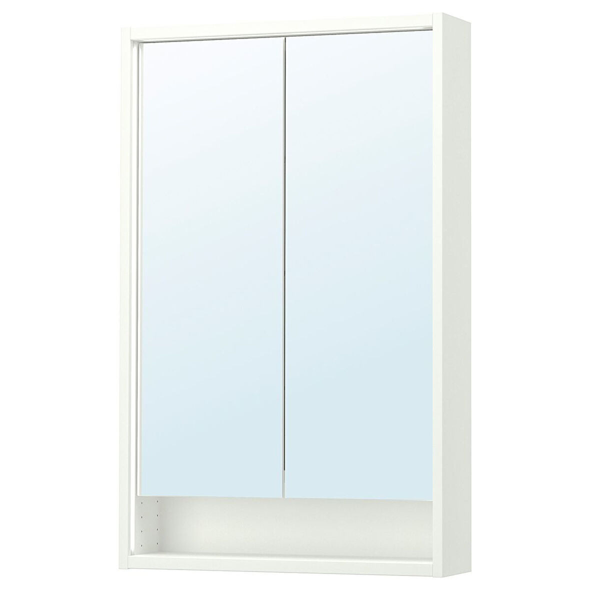 Banyo duvar dolabı, beyaz, 60x15x95 cm, kablosuz kontrol sürücülü
