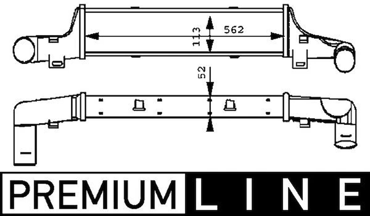 TURBOSARJ RADYATORU MERCEDES E-CLASS W210 S210 A2105000400