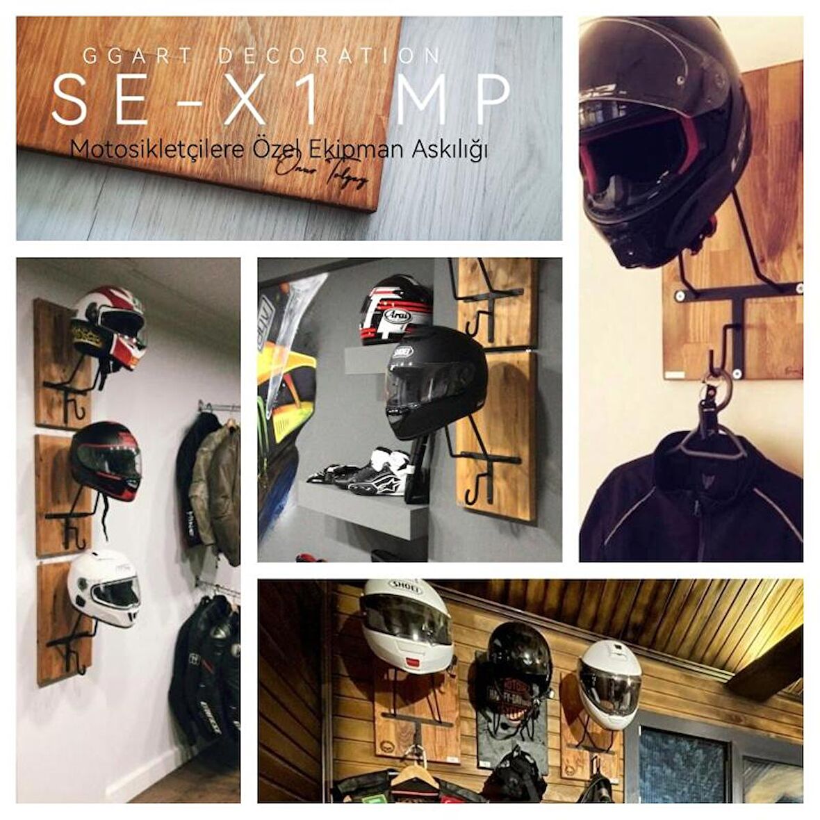Motosiklet Kask Askısı, Motor Kask Askısı, Daniese, Divortex, Vizor, Putoline, Ktm,Ls2 vb GG62