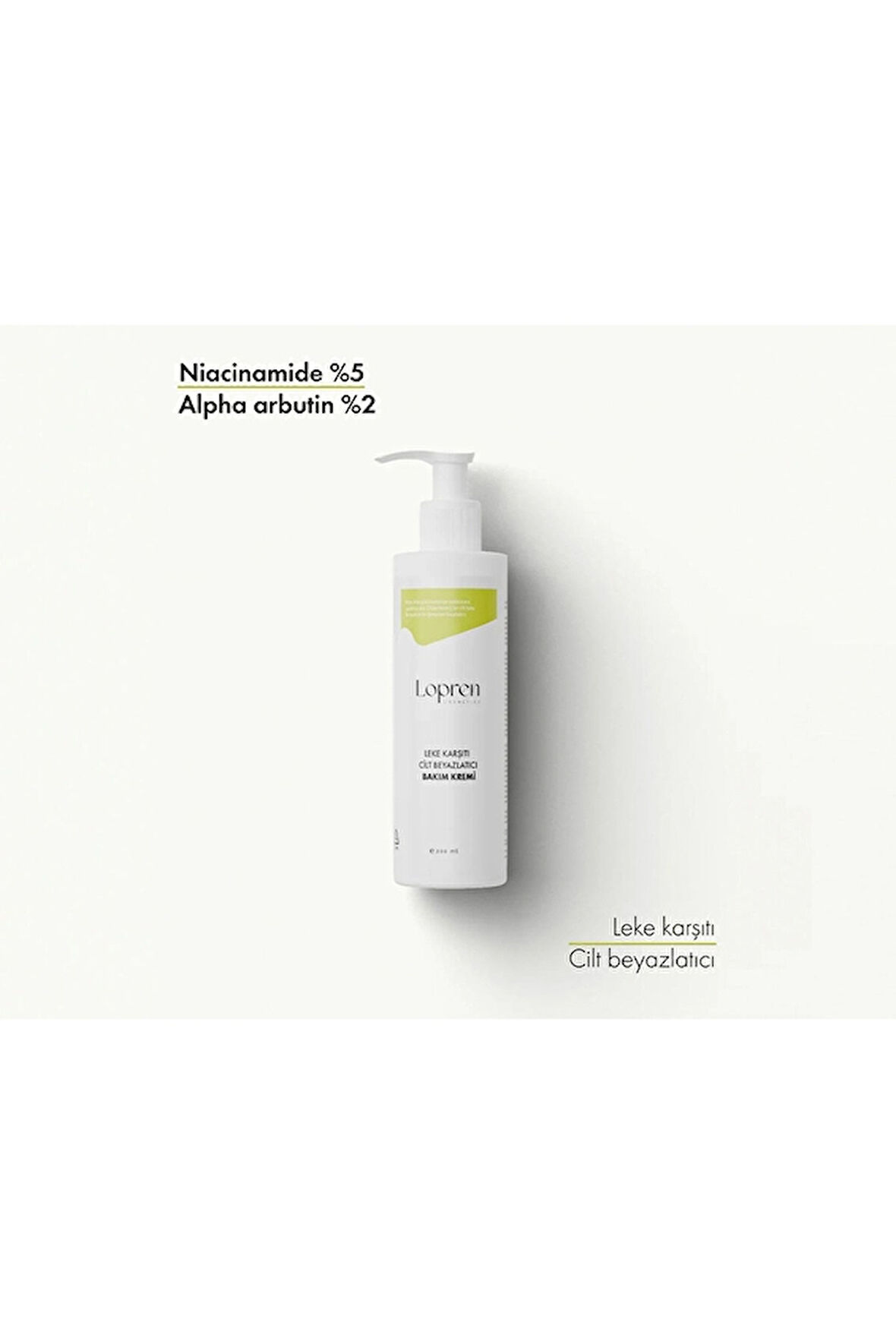 Leke Karşıtı Cilt Beyazlatıcı Bakım Kremi 200 ml