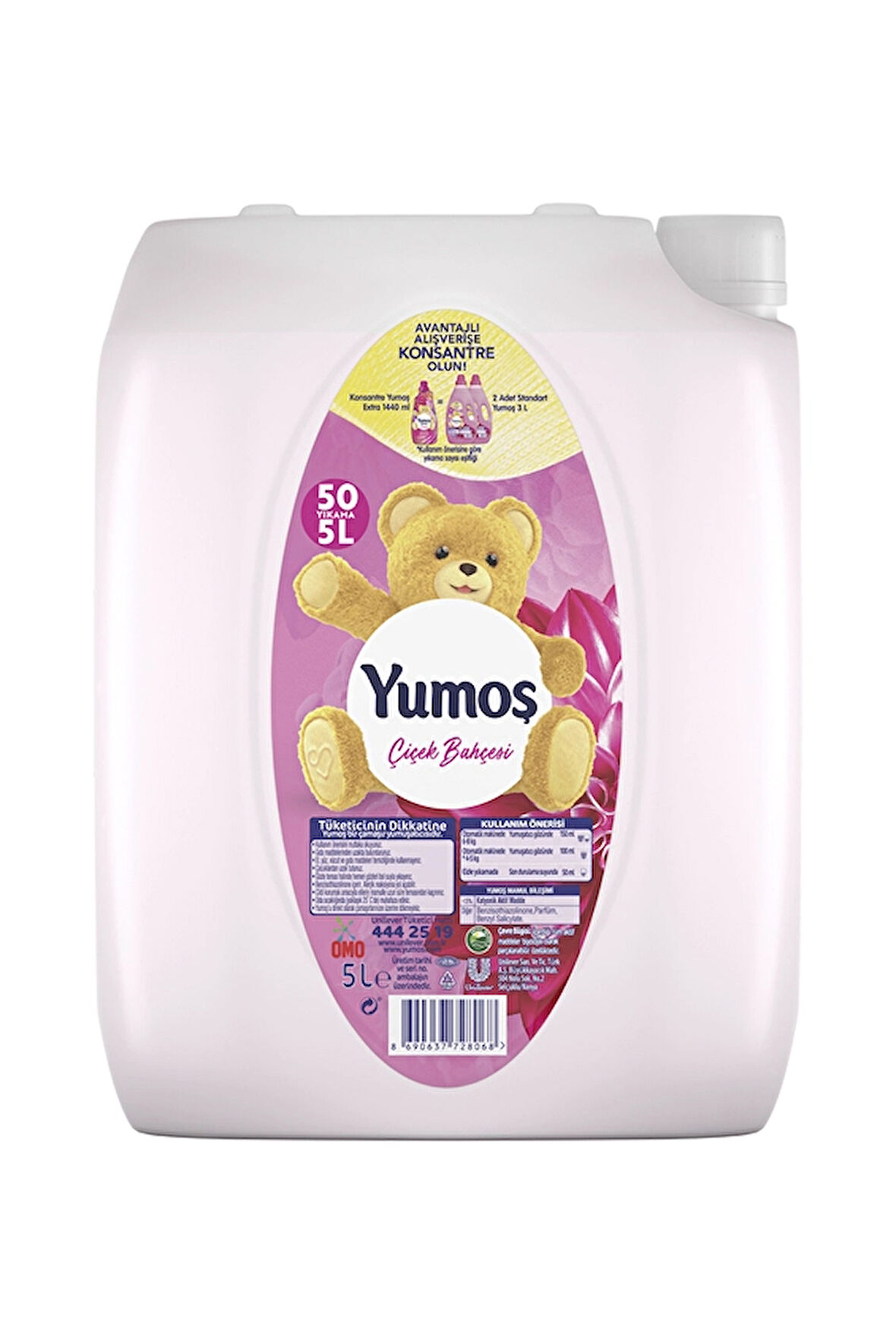 Yumoş Yumuşatıcı 5 l Çiçek Bahçesi