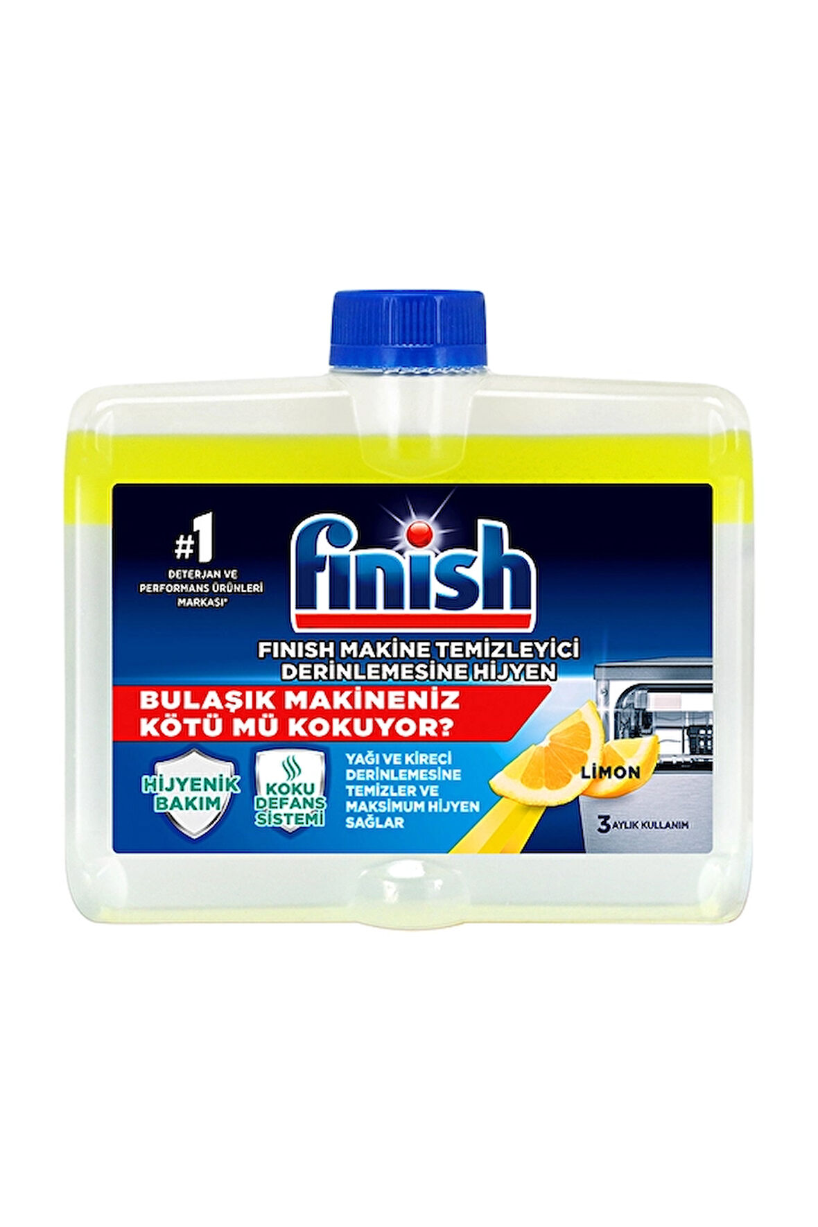Finish Bulaşık Makinesi Temizleyici 250 ml Limon