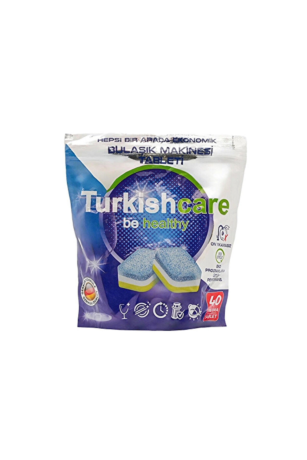Turkishcare Bulaşık Makinesi Tableti 40'lı