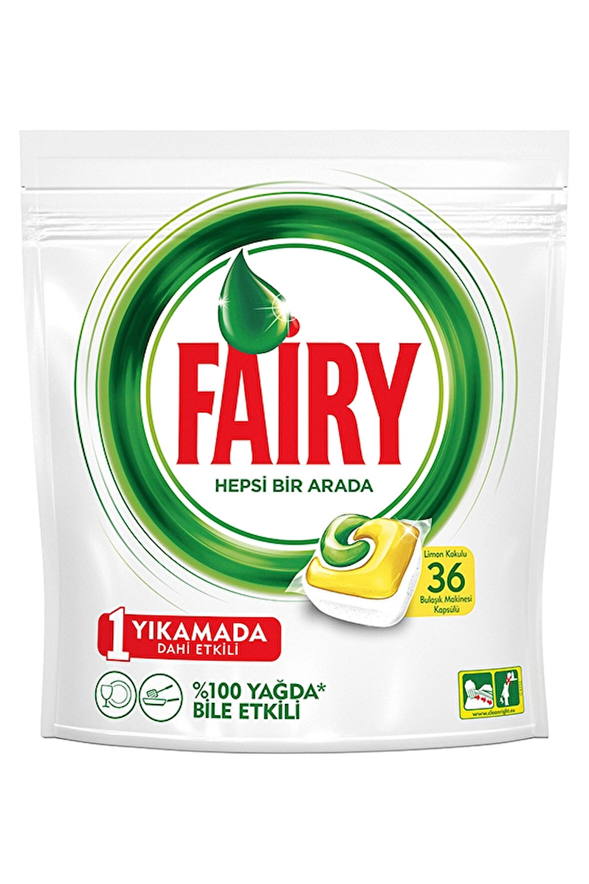 Fairy 36 Lı Bulaşık Makinası Tableti Hepsi Bir Arada
