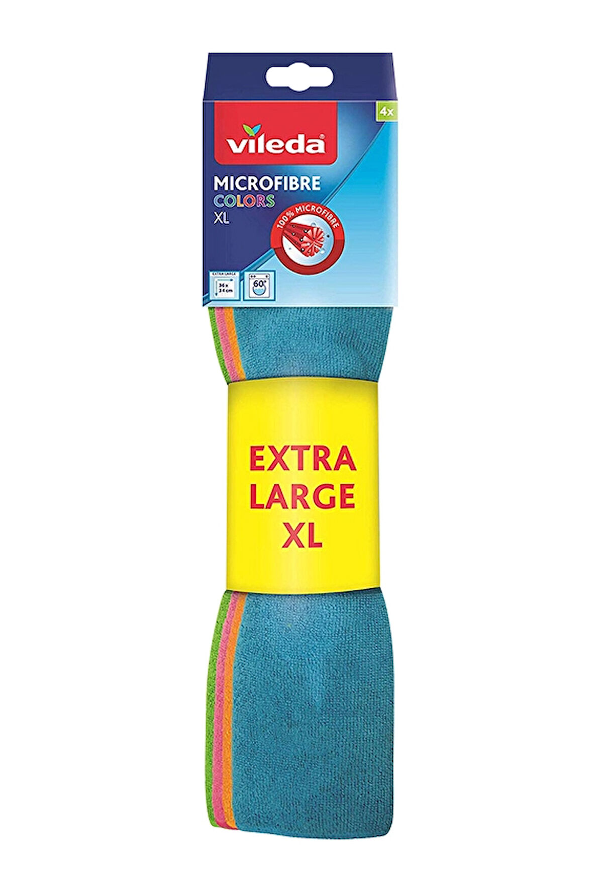Vileda Mikrofiber Style Temizlik Bezi 4'lü