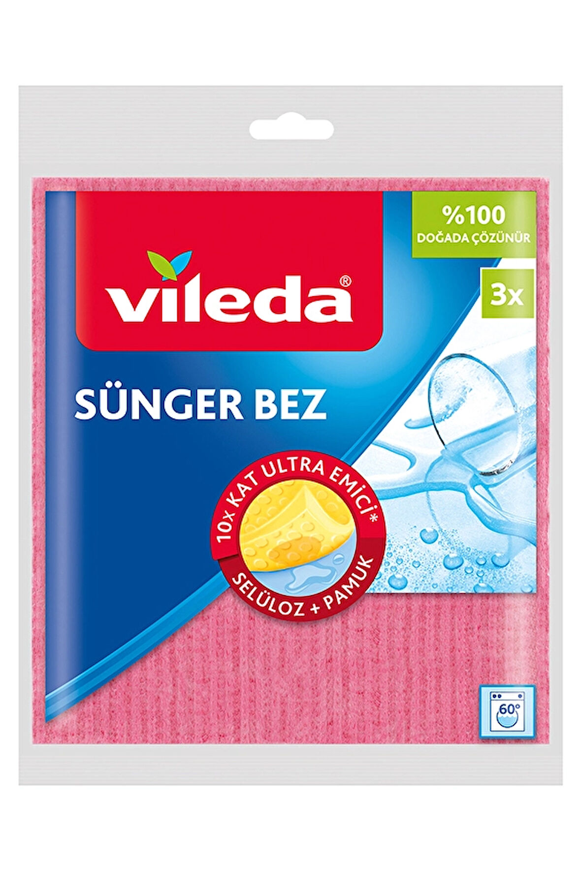 Vileda Sünger Bez 3'lü