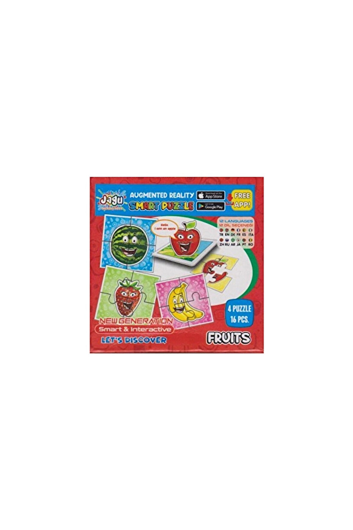 Puzzle Jagu Mini Meyveler 16 Prc Akar