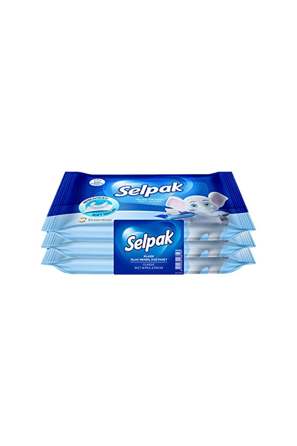 Selpak Klasik Islak Cep Mendili 3x15