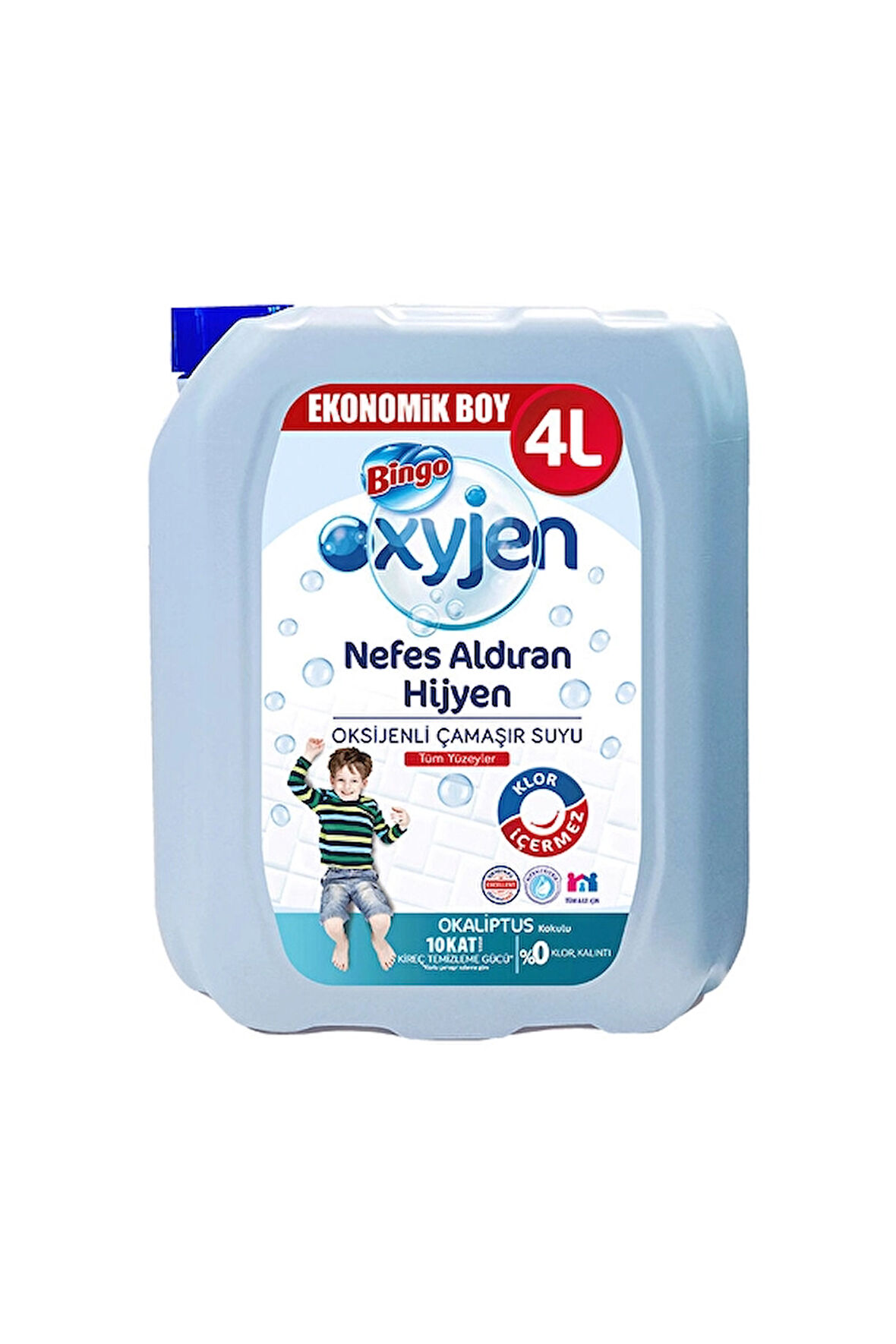 Bingo Oksijen Çamaşır Suyu 4 L Okaliptüs