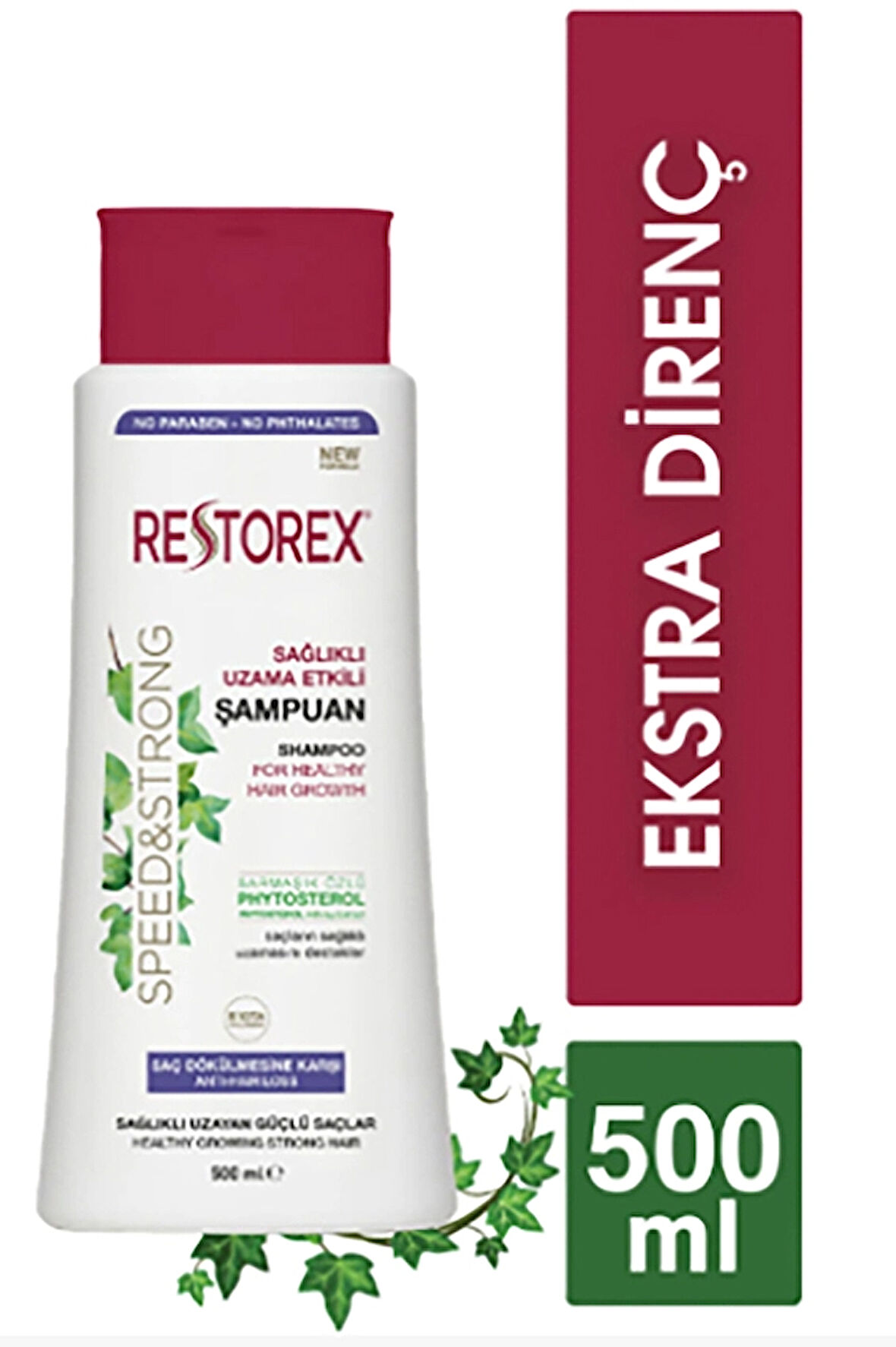 2 ADET  Restorex 500 Ml Şampuan Ekstra Direnç