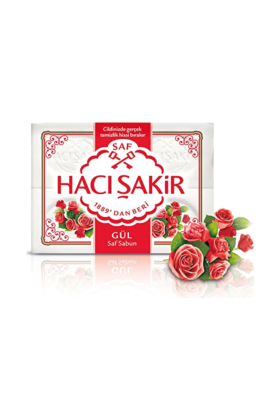 2 ADET  Hacı Şakir Banyo Sabunu Gül 600 g