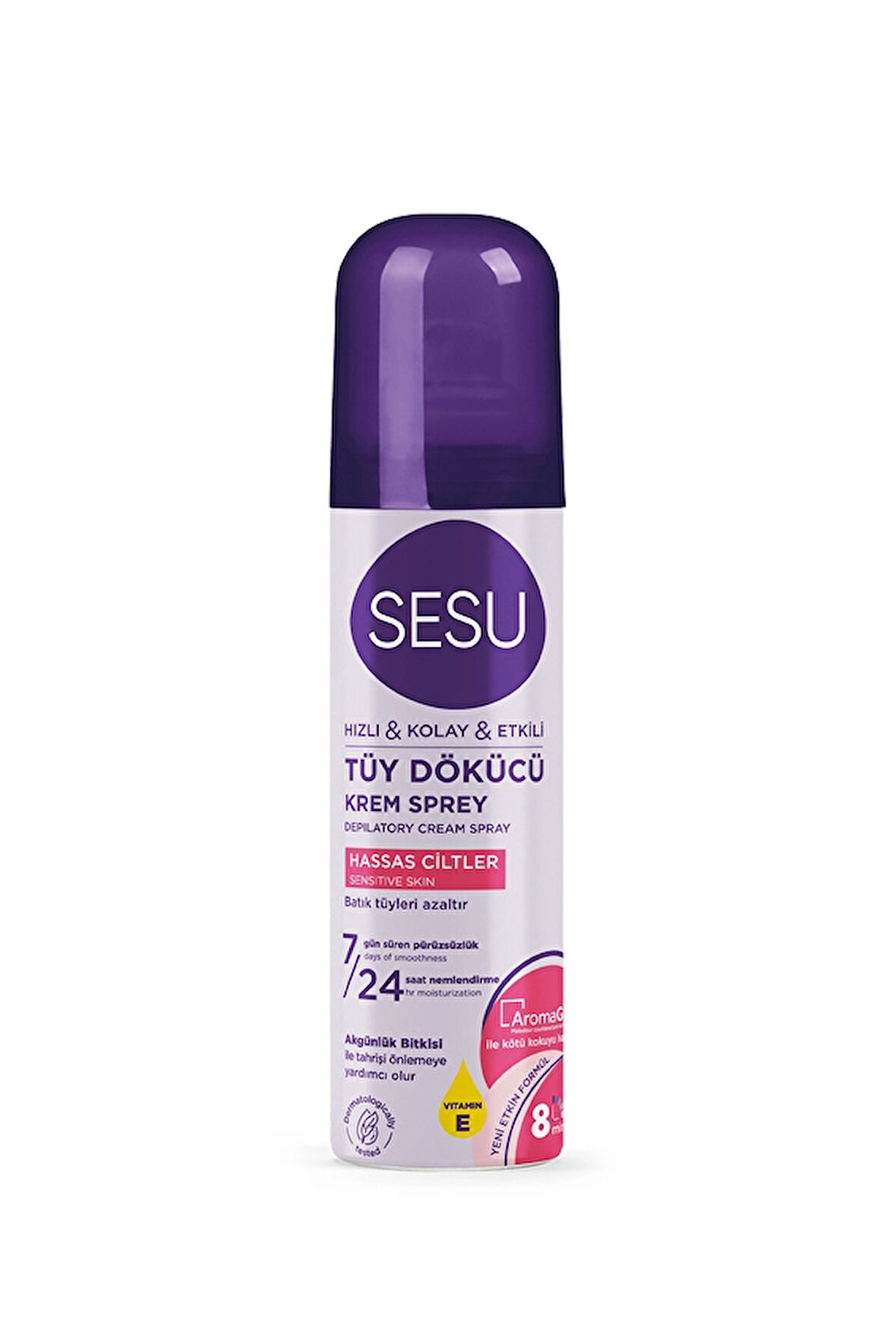 2 ADET  Sesu Tüy Dökücü Köpükl Hassas Ciltler 150 ml