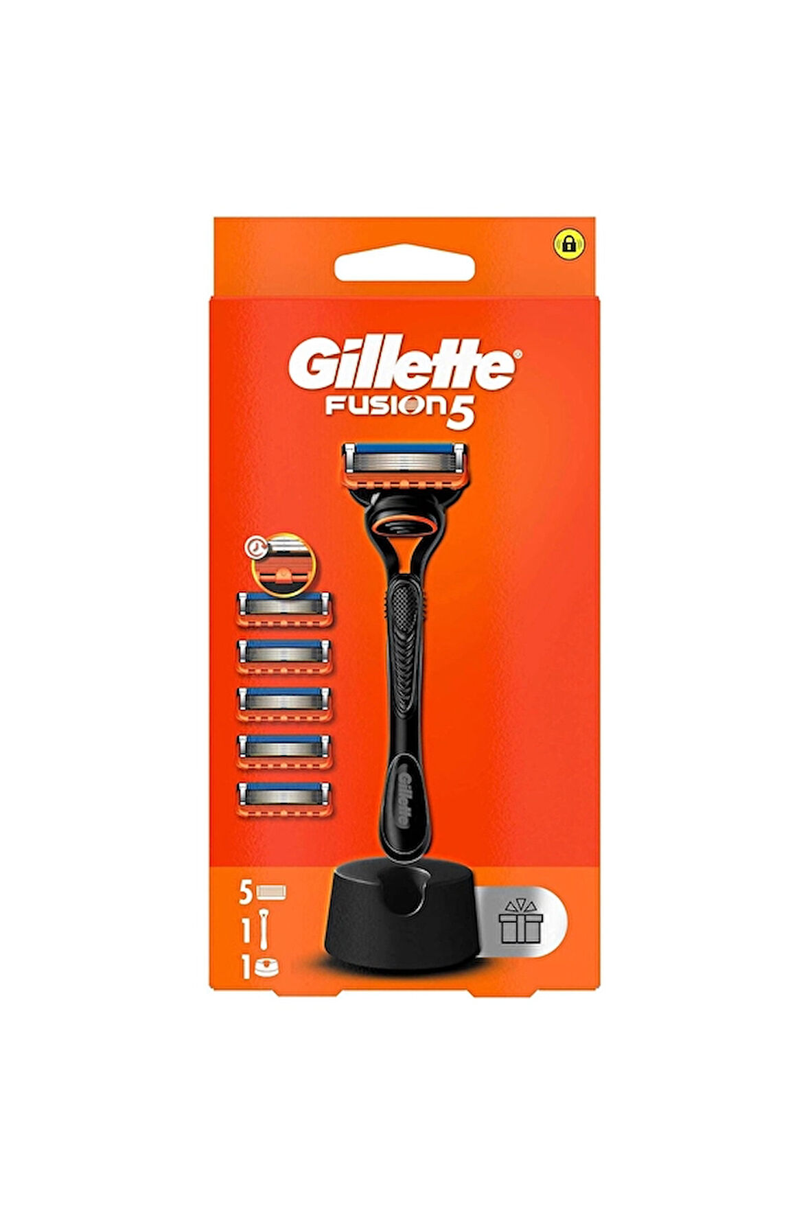 2 ADET  Gillette Fusion Makine + Yedek Bıçak 5'' li