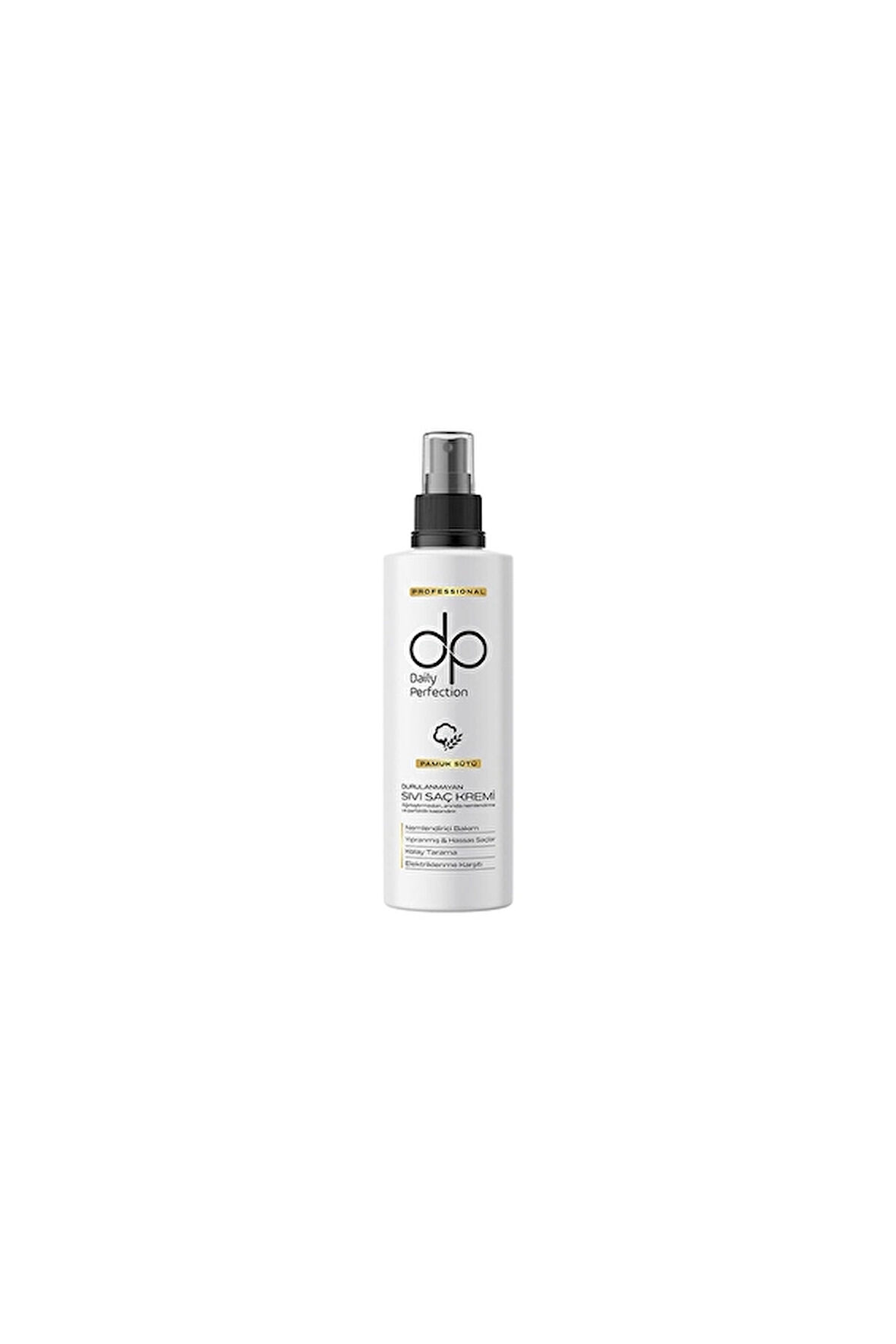 2 ADET  DP Daily Perfection Sıvı Saç Kremi Pamuk Sütü 180 ml