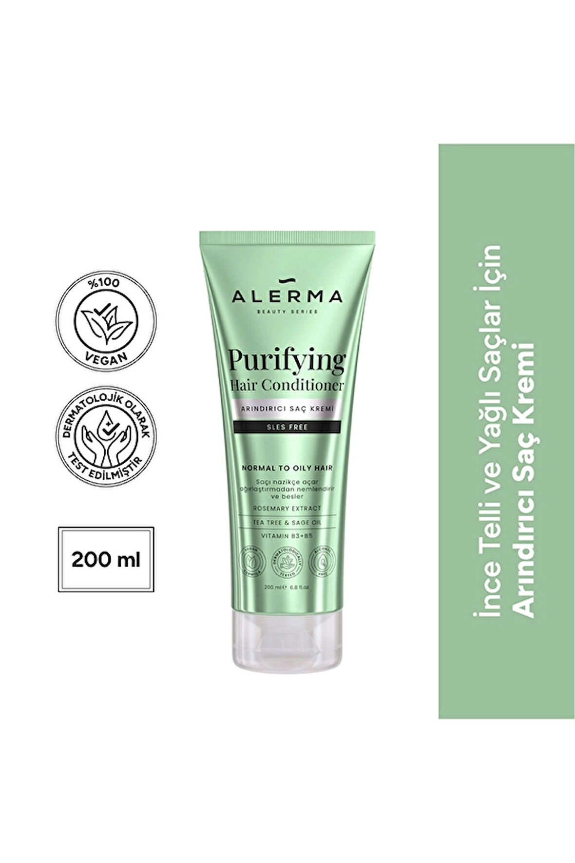 2 ADET  Alerma Arındırıcı Saç Kremi 200 ml