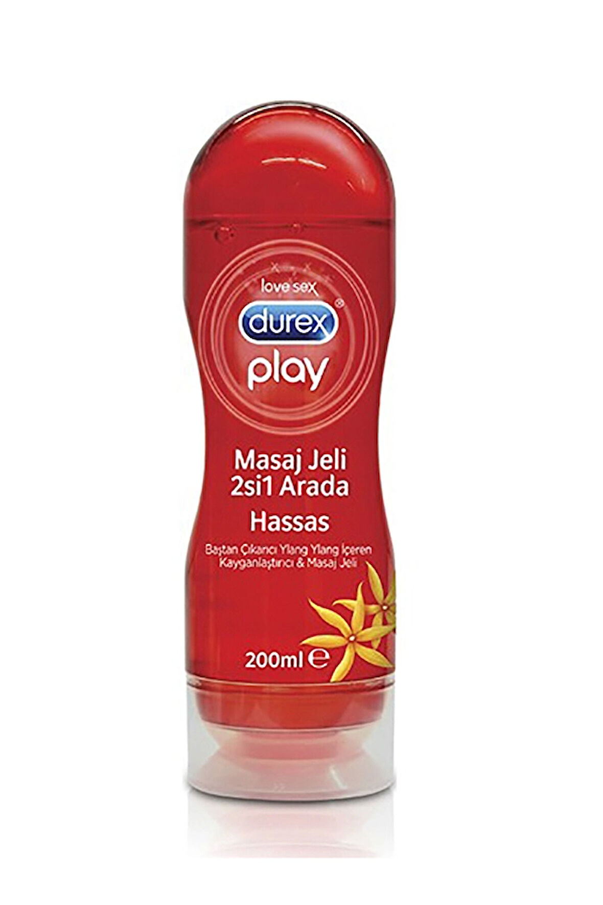 2 ADET  Durex Kayganlaştırıcı & Masaj Jeli Hassas Ylang Ylang Özlü 200 ml